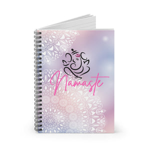 Namaste (Ganesh) - Spiral Notebook - Ruled Line