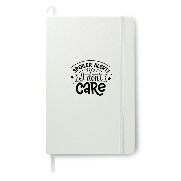 Spoiler Alert: I Don't Care | Vibrant Hard-Cover Journal