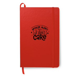 Spoiler Alert: I Don't Care | Vibrant Hard-Cover Journal