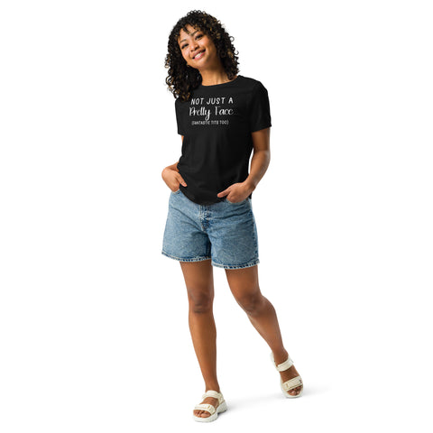 "Note Just A Pretty Face (Fantastic Tatas Too)" | Womens T-Shirt